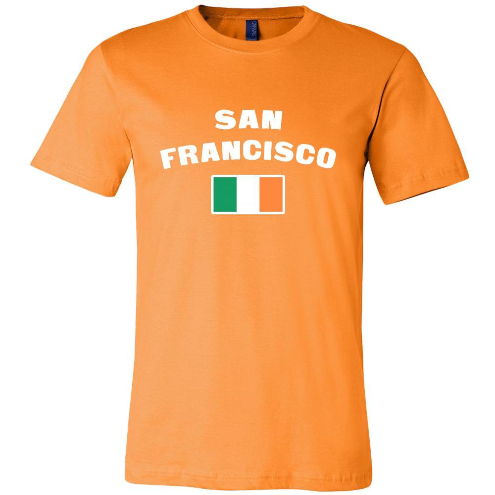 Saint Patrick's Day - " San Francisco Parade Irish Flag " - custom made festive t-shirts.-T-shirt-Teelime | shirts-hoodies-mugs