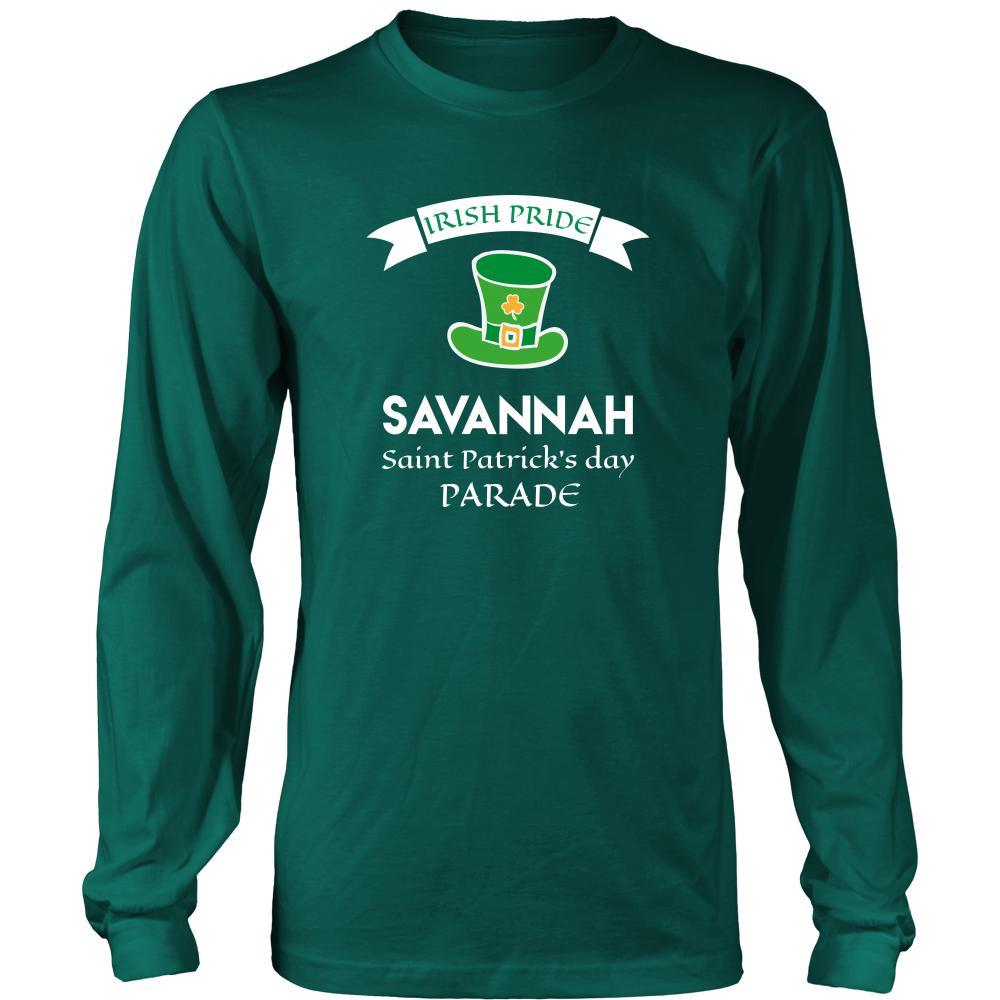 Saint Patrick's Day - " Savannah Irish Pride Parade " - custom made funny apparel.-T-shirt-Teelime | shirts-hoodies-mugs