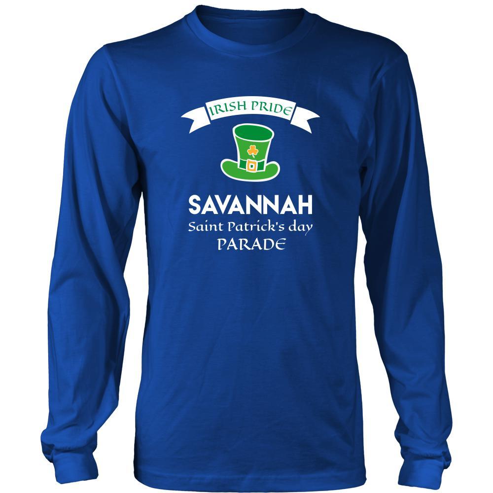 Saint Patrick's Day - " Savannah Irish Pride Parade " - custom made funny apparel.-T-shirt-Teelime | shirts-hoodies-mugs