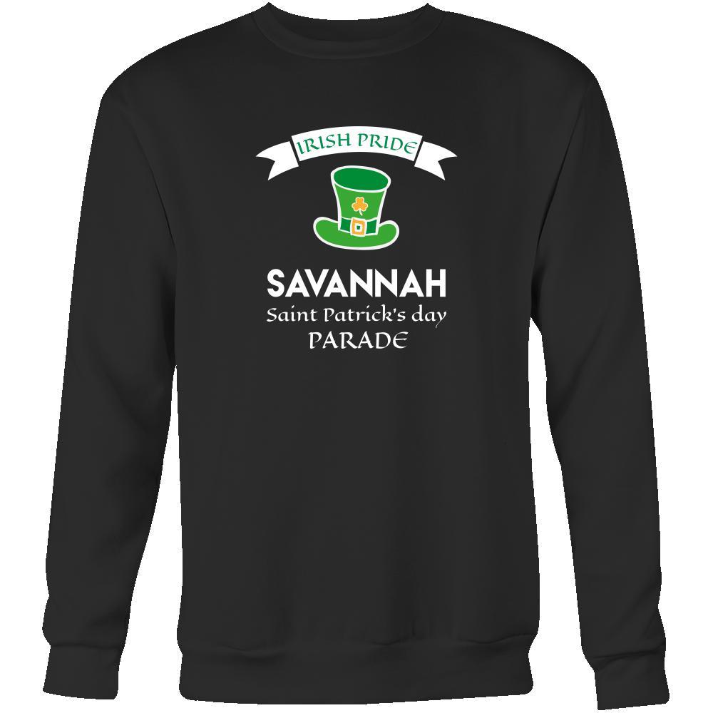 Saint Patrick's Day - " Savannah Irish Pride Parade " - custom made funny apparel.-T-shirt-Teelime | shirts-hoodies-mugs