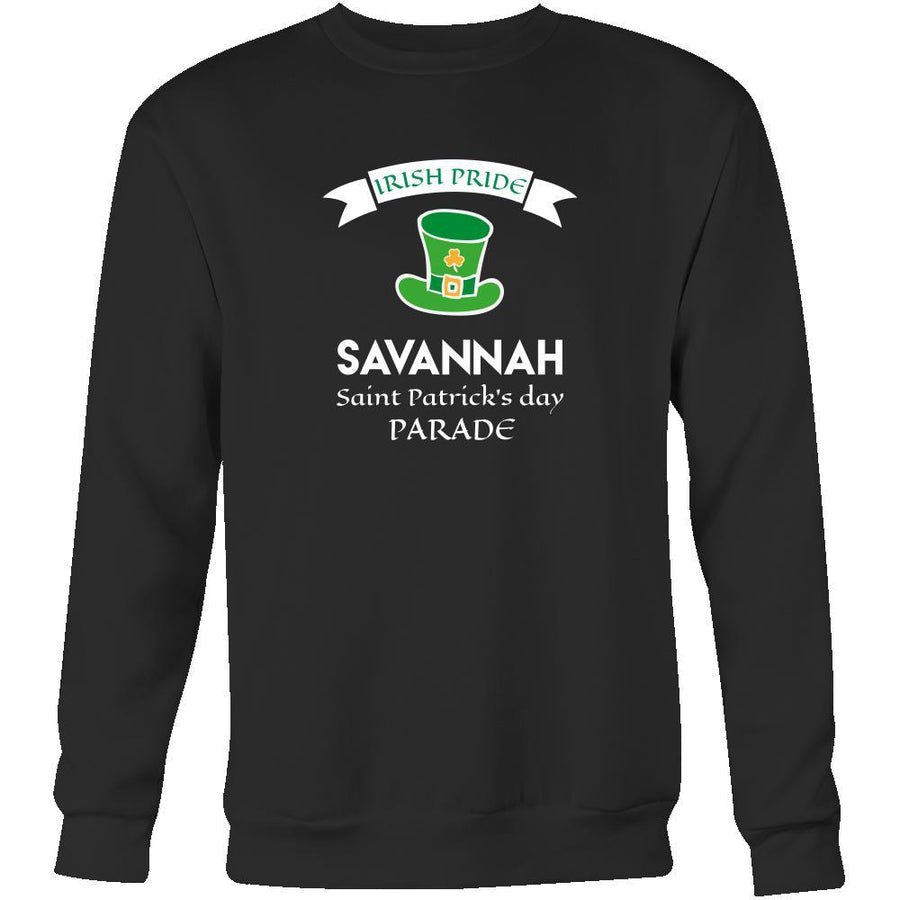 Saint Patrick's Day - " Savannah Irish Pride Parade " - custom made funny apparel.-T-shirt-Teelime | shirts-hoodies-mugs