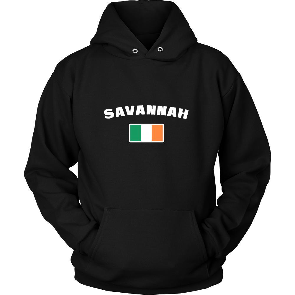 Saint Patrick's Day - "Savannah Parade Irish Flag" - custom made cool apparel.-T-shirt-Teelime | shirts-hoodies-mugs