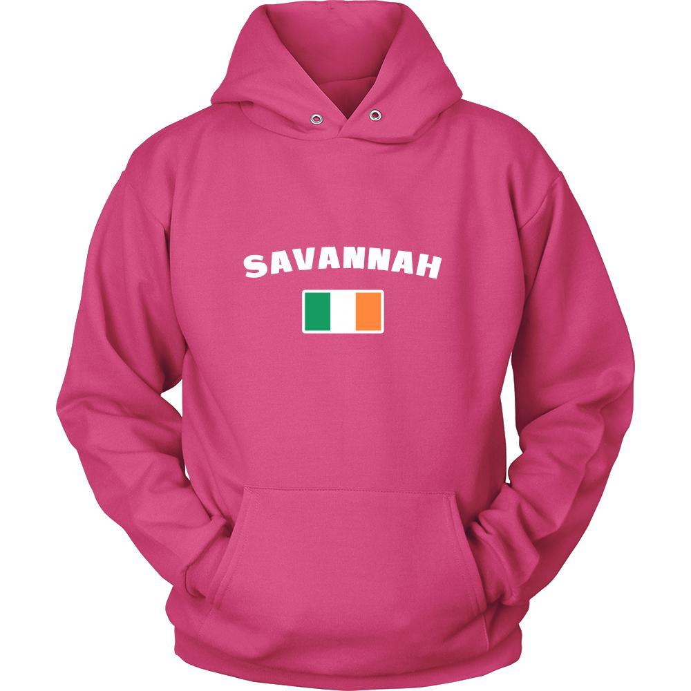 Saint Patrick's Day - "Savannah Parade Irish Flag" - custom made cool apparel.-T-shirt-Teelime | shirts-hoodies-mugs