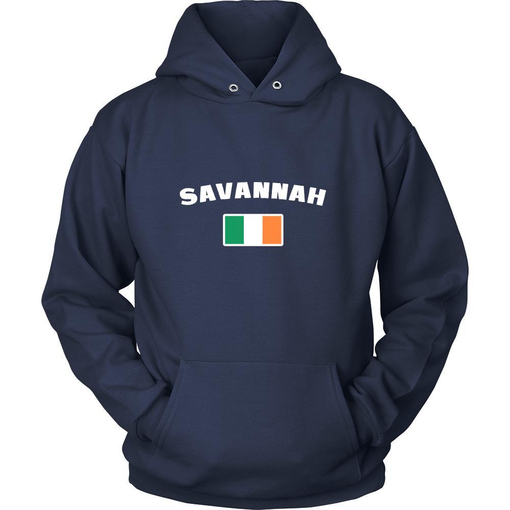 Saint Patrick's Day - "Savannah Parade Irish Flag" - custom made cool apparel.-T-shirt-Teelime | shirts-hoodies-mugs