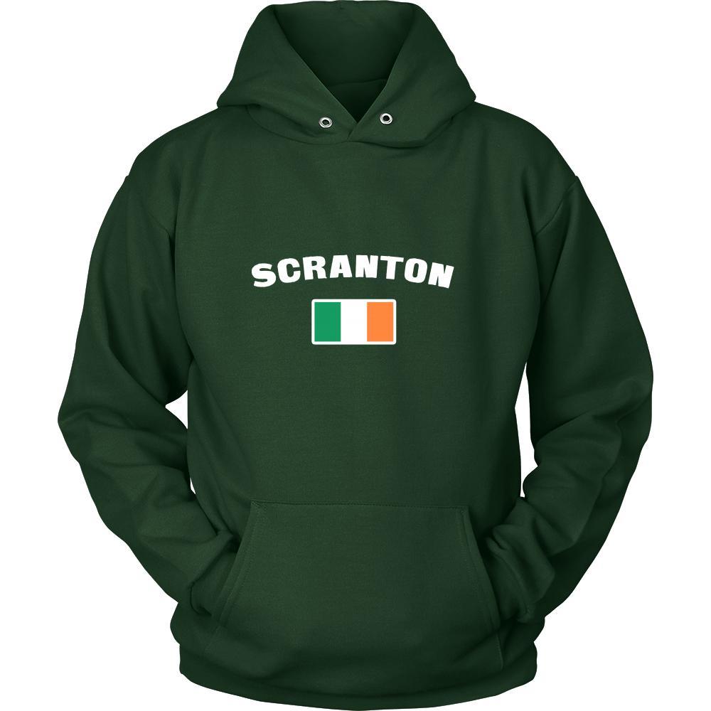 Saint Patrick's Day - "Scranton Parade Irish Flag" - custom made cool apparel.-T-shirt-Teelime | shirts-hoodies-mugs
