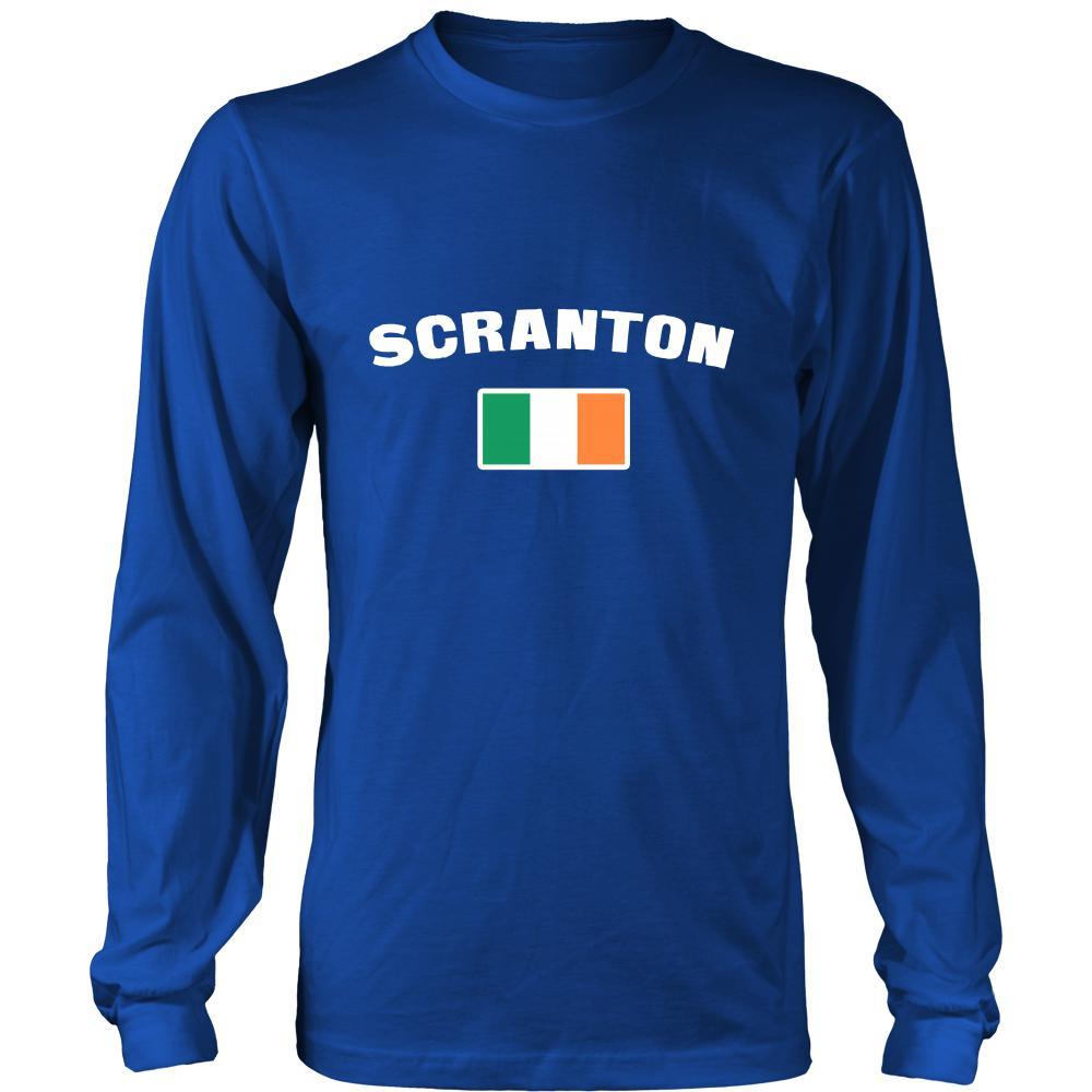 Saint Patrick's Day - "Scranton Parade Irish Flag" - custom made cool apparel.-T-shirt-Teelime | shirts-hoodies-mugs