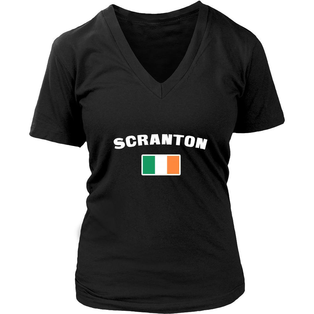 Saint Patrick's Day - " Scranton Parade Irish Flag " - custom made festive t-shirts.-T-shirt-Teelime | shirts-hoodies-mugs