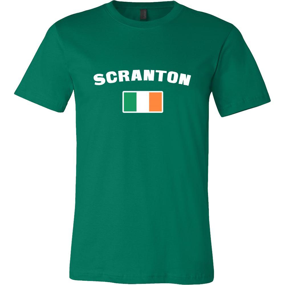 Saint Patrick's Day - " Scranton Parade Irish Flag " - custom made festive t-shirts.-T-shirt-Teelime | shirts-hoodies-mugs