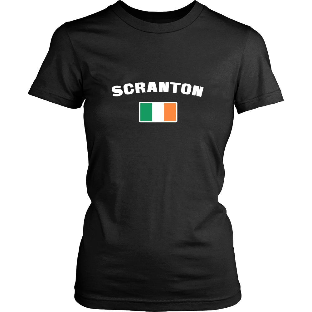 Saint Patrick's Day - " Scranton Parade Irish Flag " - custom made festive t-shirts.-T-shirt-Teelime | shirts-hoodies-mugs
