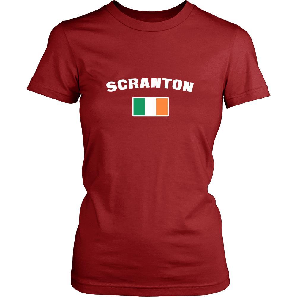 Saint Patrick's Day - " Scranton Parade Irish Flag " - custom made festive t-shirts.-T-shirt-Teelime | shirts-hoodies-mugs