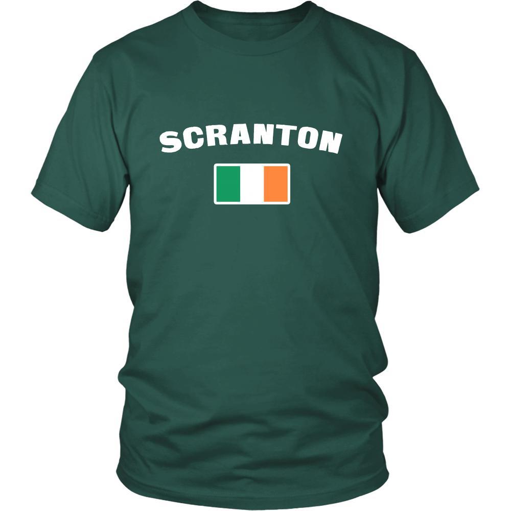 Saint Patrick's Day - " Scranton Parade Irish Flag " - custom made festive t-shirts.-T-shirt-Teelime | shirts-hoodies-mugs