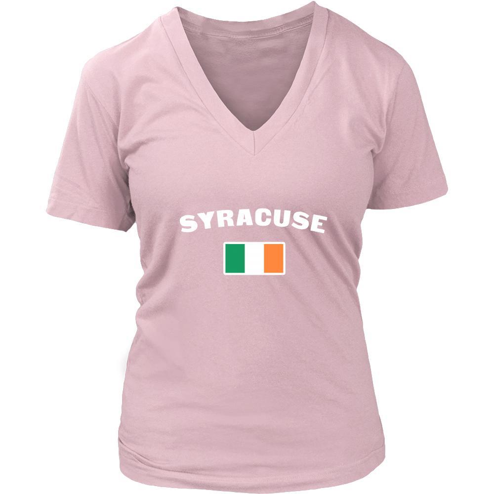Saint Patrick's Day - " Syracuse Parade Irish Flag " - custom made festive t-shirts.-T-shirt-Teelime | shirts-hoodies-mugs