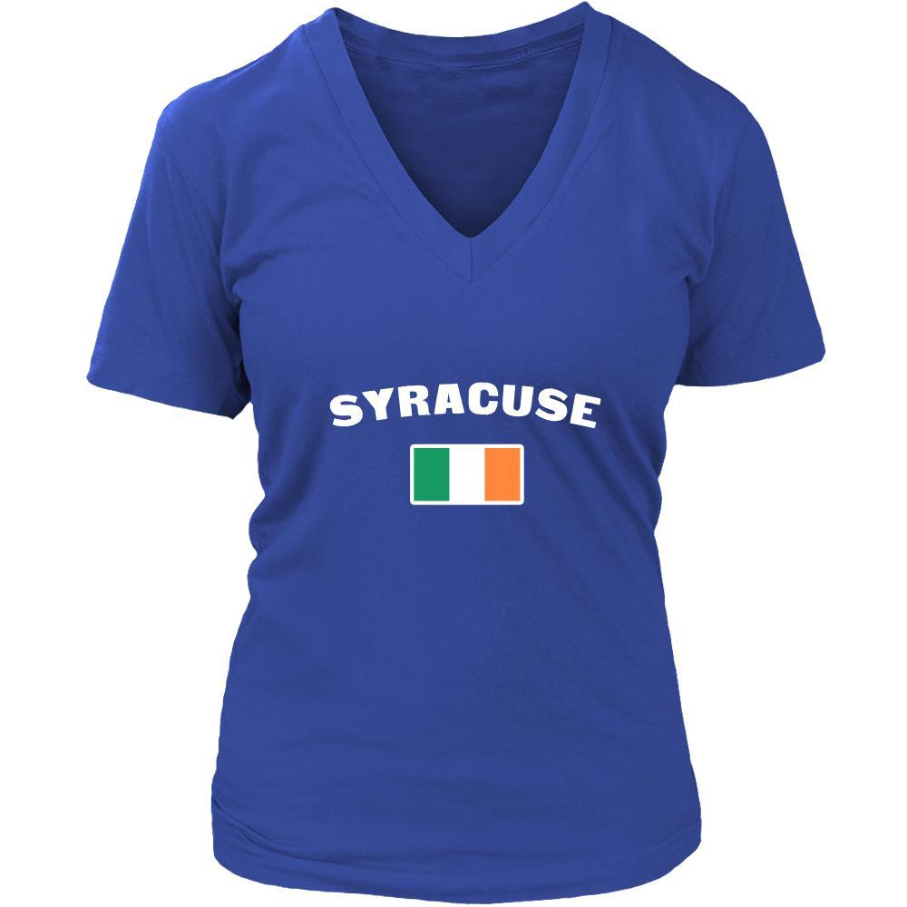 Saint Patrick's Day - " Syracuse Parade Irish Flag " - custom made festive t-shirts.-T-shirt-Teelime | shirts-hoodies-mugs