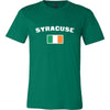 Saint Patrick's Day - " Syracuse Parade Irish Flag " - custom made festive t-shirts.-T-shirt-Teelime | shirts-hoodies-mugs