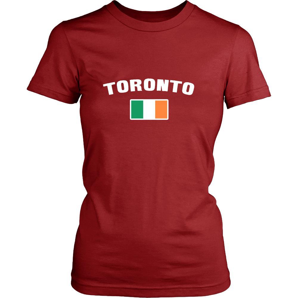 Saint Patrick's Day - " Toronto Canada Irish Flag " - custom made unique t-shirt.-T-shirt-Teelime | shirts-hoodies-mugs