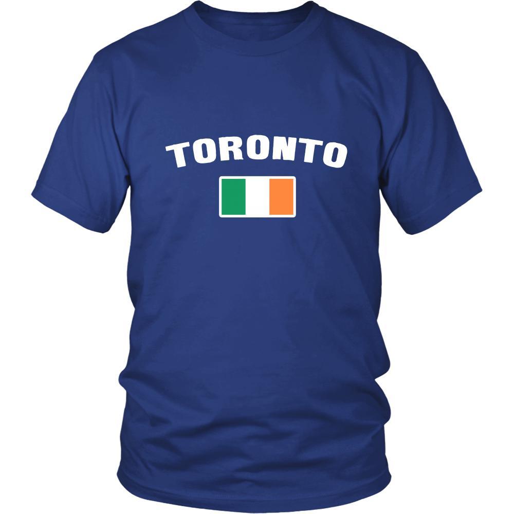 Saint Patrick's Day - " Toronto Canada Irish Flag " - custom made unique t-shirt.-T-shirt-Teelime | shirts-hoodies-mugs