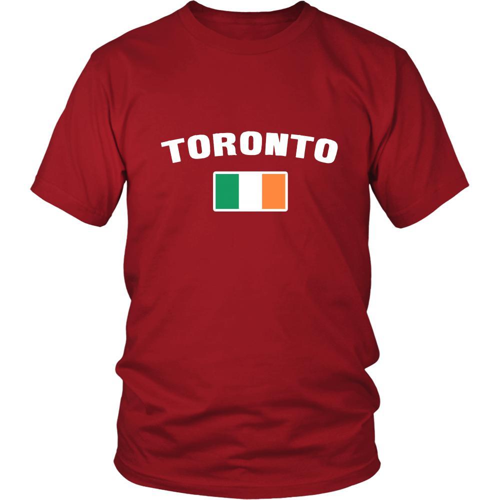 Saint Patrick's Day - " Toronto Canada Irish Flag " - custom made unique t-shirt.-T-shirt-Teelime | shirts-hoodies-mugs