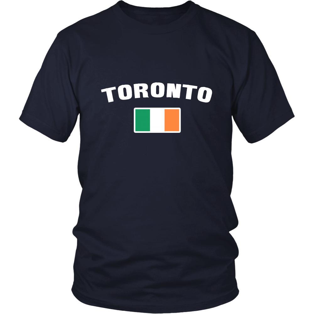 Saint Patrick's Day - " Toronto Canada Irish Flag " - custom made unique t-shirt.-T-shirt-Teelime | shirts-hoodies-mugs