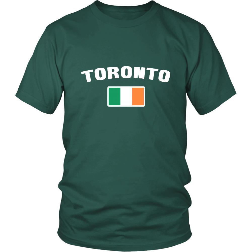 Saint Patrick's Day - " Toronto Canada Irish Flag " - custom made unique t-shirt.-T-shirt-Teelime | shirts-hoodies-mugs
