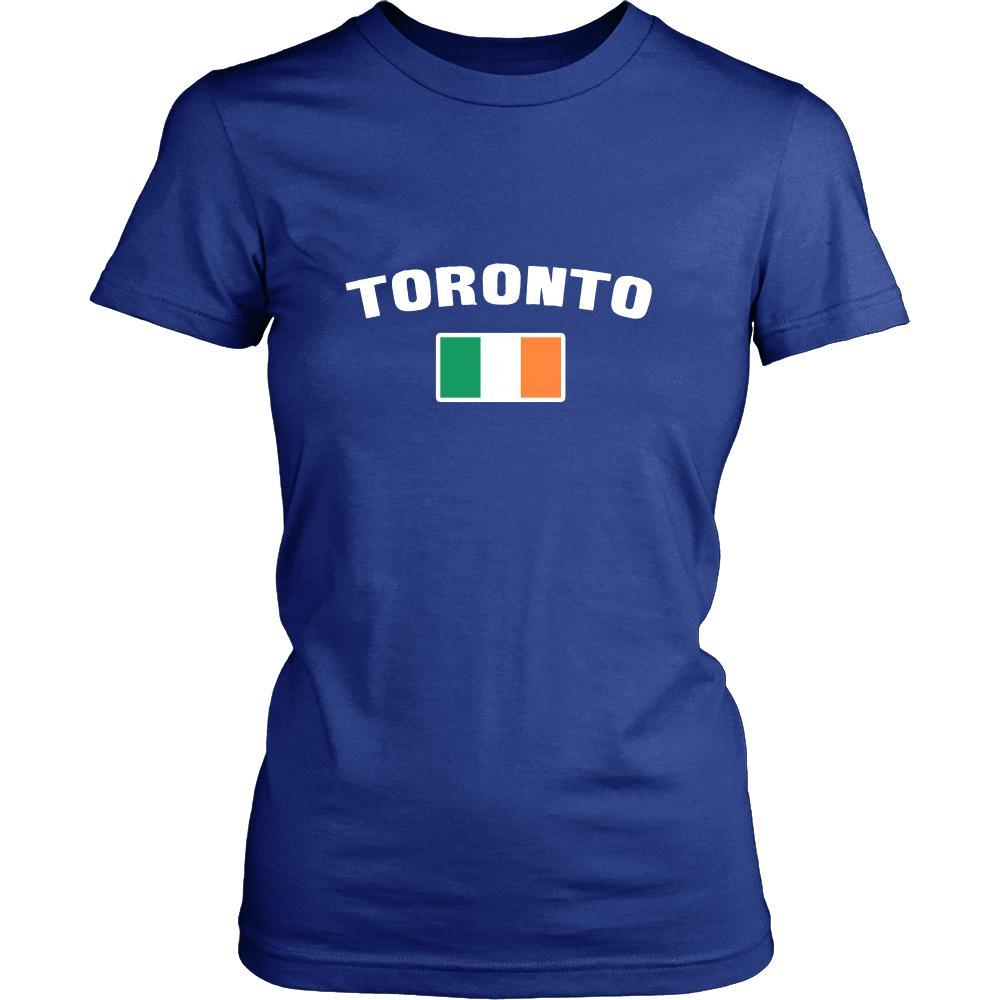 Saint Patrick's Day - " Toronto Canada Irish Flag " - custom made unique t-shirt.-T-shirt-Teelime | shirts-hoodies-mugs