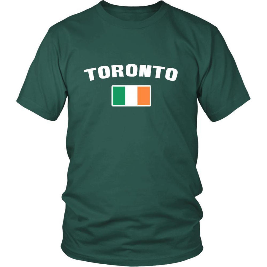 Saint Patrick's Day - " Toronto Canada Irish Flag " - custom made unique t-shirt.-T-shirt-Teelime | shirts-hoodies-mugs