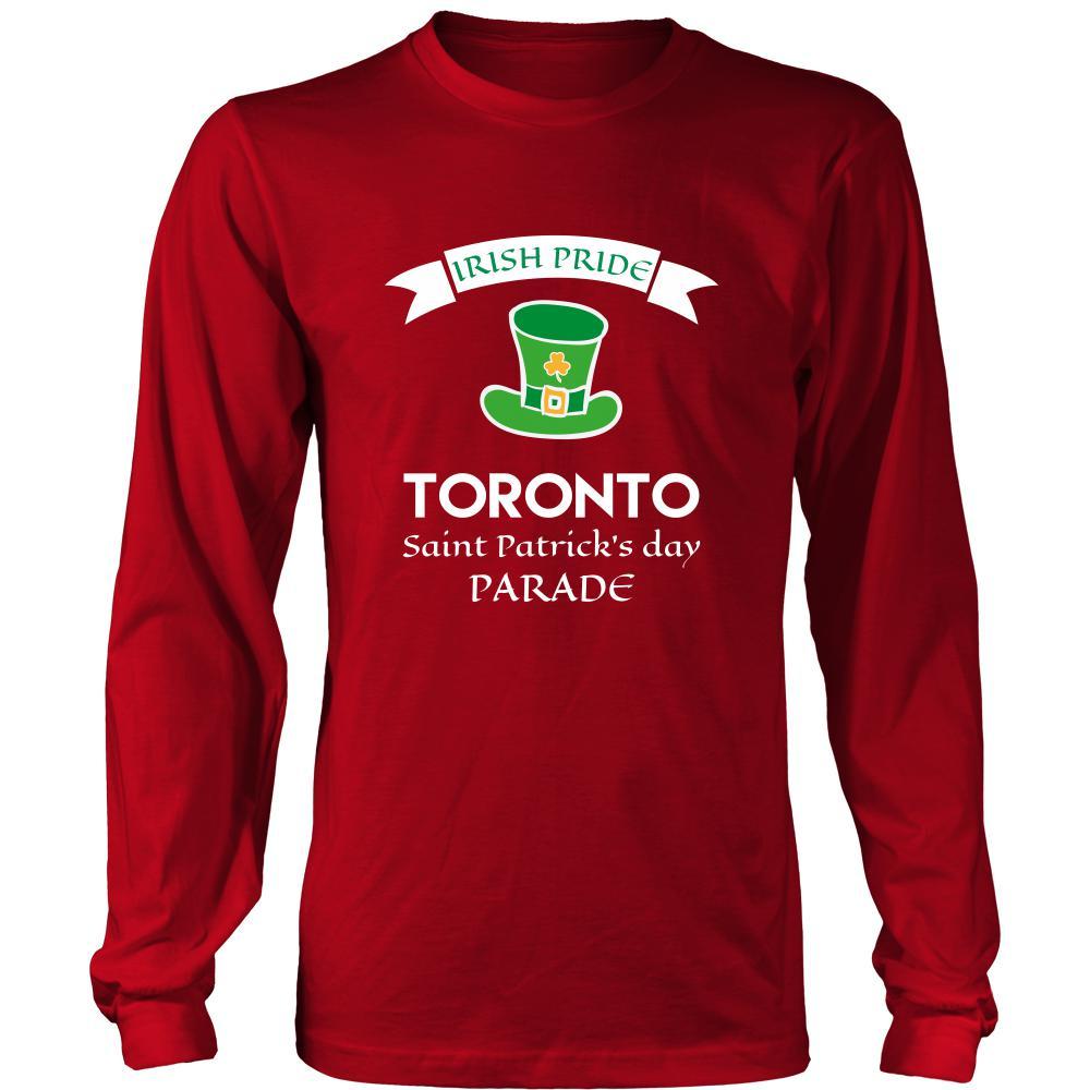 Saint Patrick's Day - " Toronto Canada Irish Pride Parade " - custom made apparel.-T-shirt-Teelime | shirts-hoodies-mugs