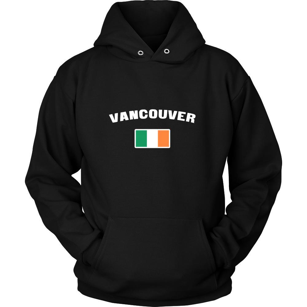 Saint Patrick's Day - " Vancouver Canada Irish Flag " - custom made apparel.-T-shirt-Teelime | shirts-hoodies-mugs