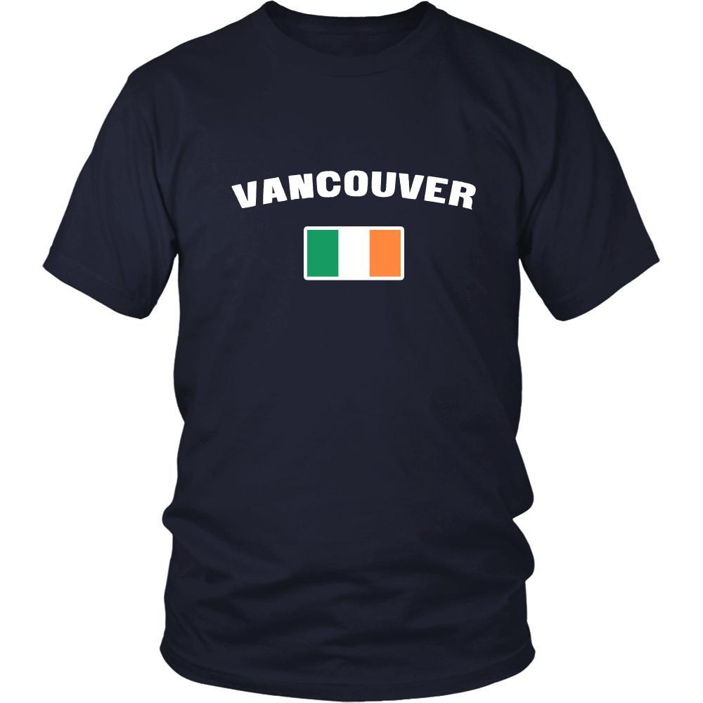 Saint Patrick's Day - " Vancouver Canada Irish Flag " - custom made unique t-shirt.-T-shirt-Teelime | shirts-hoodies-mugs