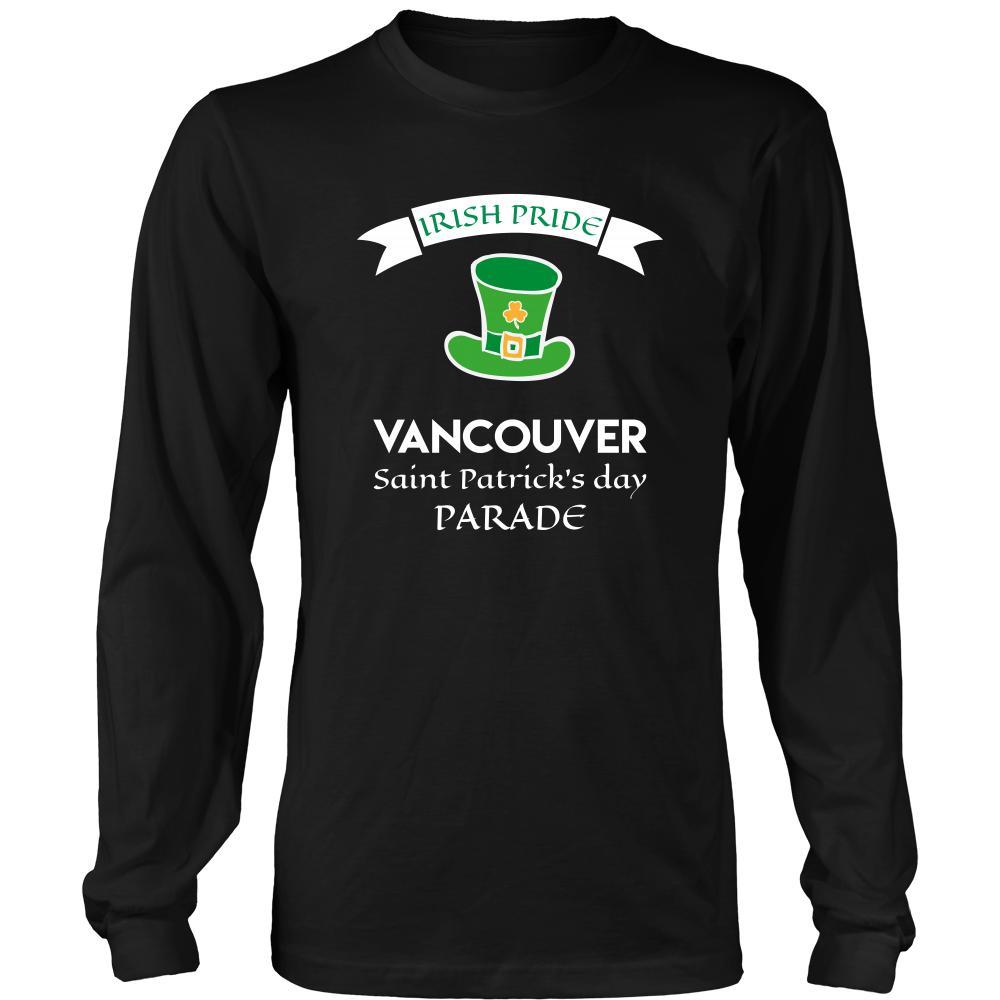 Saint Patrick's Day - " Vancouver Canada Irish Pride Parade " - custom made apparel.-T-shirt-Teelime | shirts-hoodies-mugs