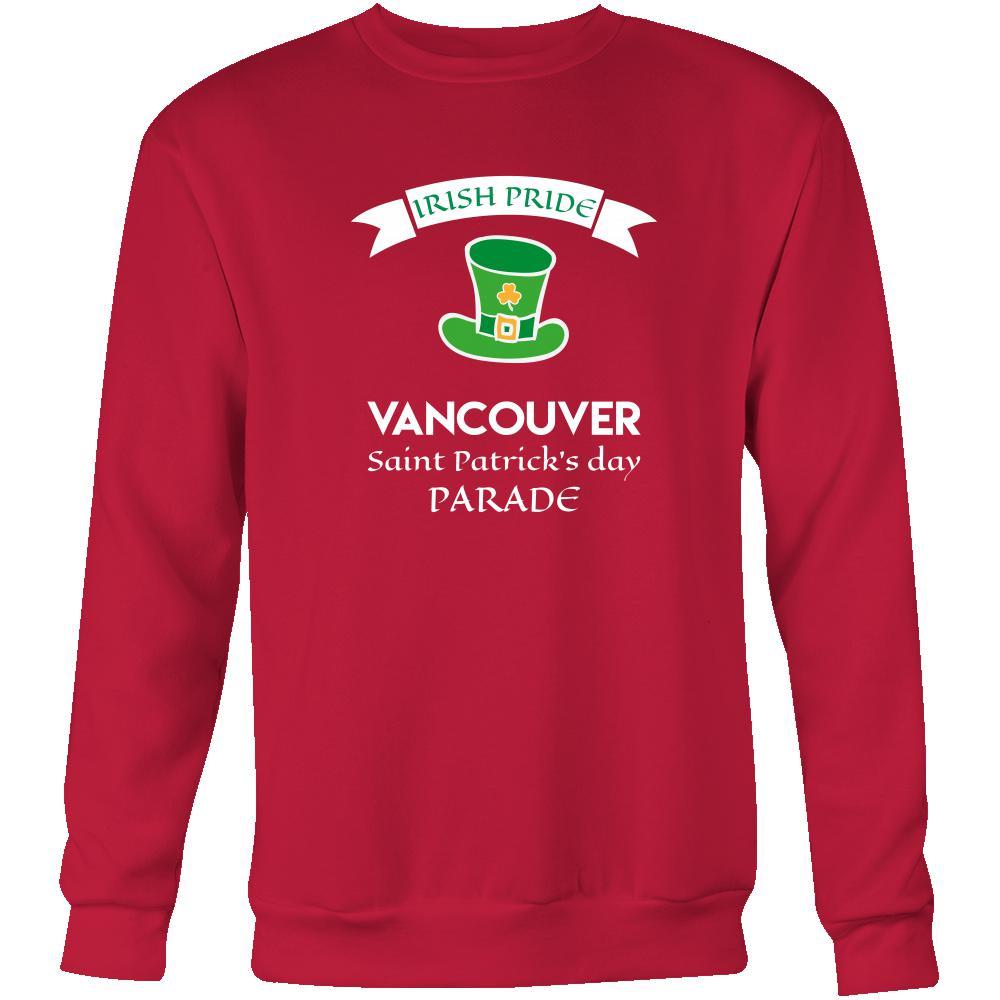 Saint Patrick's Day - " Vancouver Canada Irish Pride Parade " - custom made apparel.-T-shirt-Teelime | shirts-hoodies-mugs