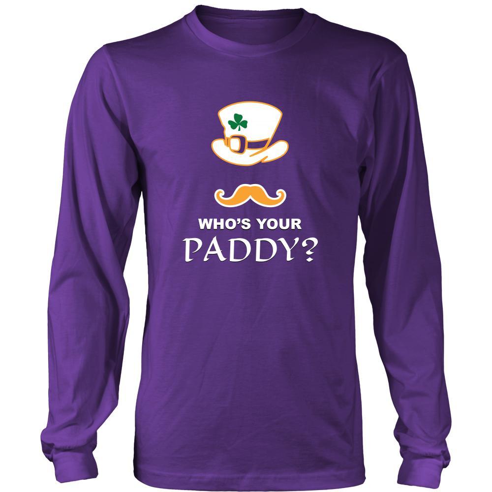 Saint Patrick’s Day - " Who's Your Paddy? " - custom made funny apparel, original gifts.-T-shirt-Teelime | shirts-hoodies-mugs