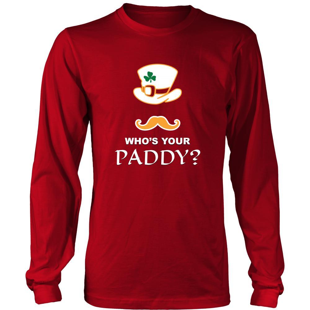 Saint Patrick’s Day - " Who's Your Paddy? " - custom made funny apparel, original gifts.-T-shirt-Teelime | shirts-hoodies-mugs