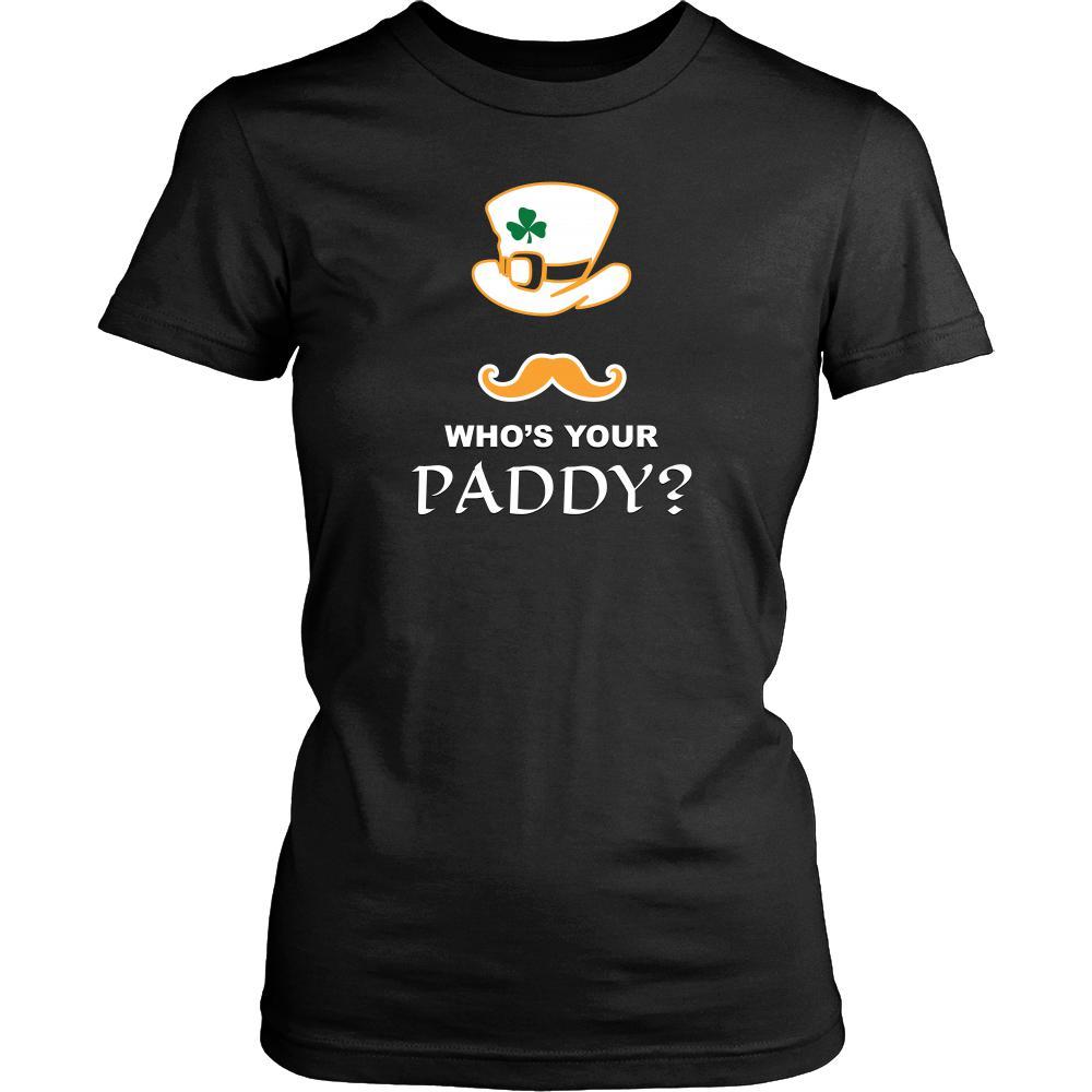 Saint Patrick's Day - " Who's Your Paddy" - custom made funny t-shirts.-T-shirt-Teelime | shirts-hoodies-mugs