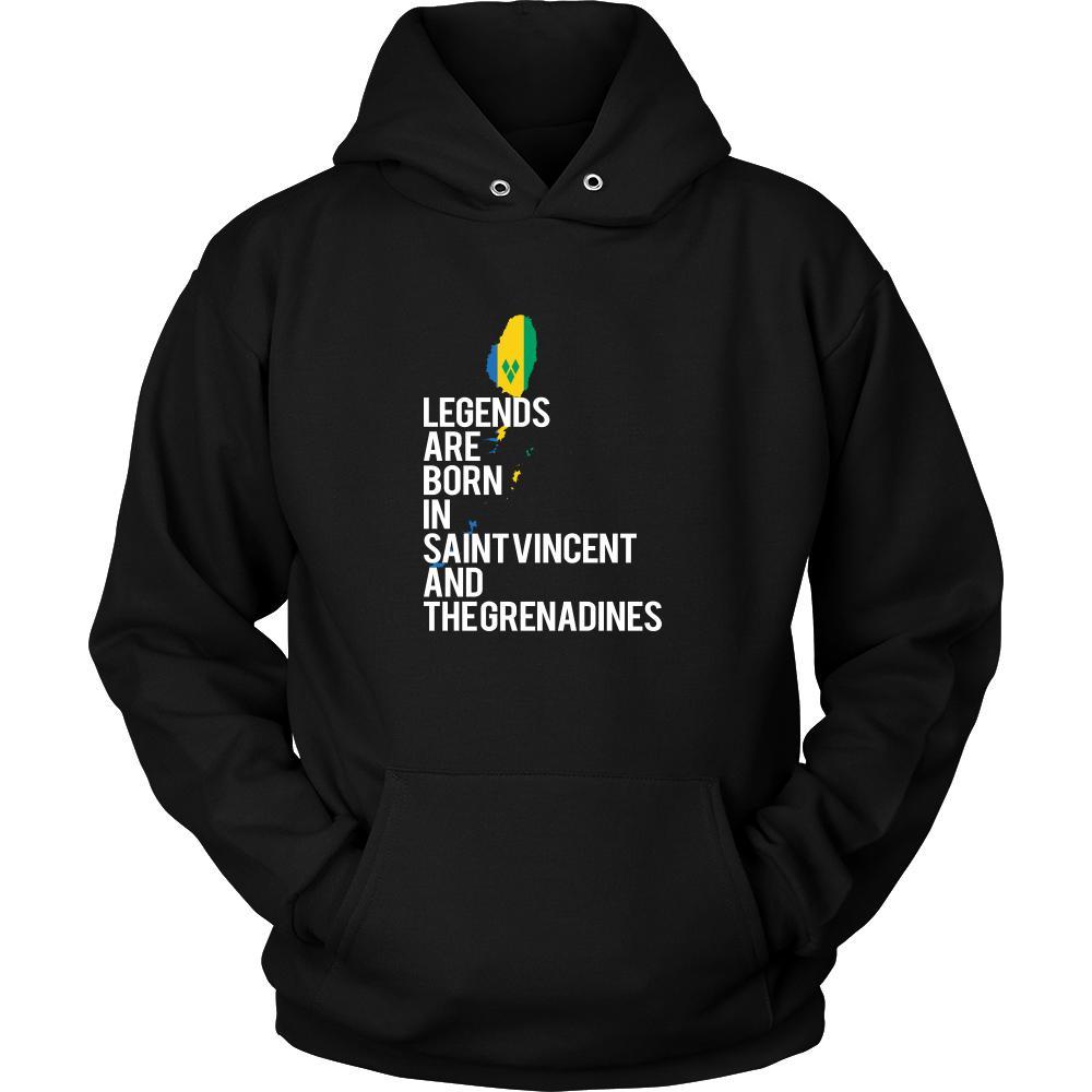 Saint Vincent and the Grenadines Shirt - Legends are born in Saint Vincent and the Grenadines - National Heritage Gift-T-shirt-Teelime | shirts-hoodies-mugs