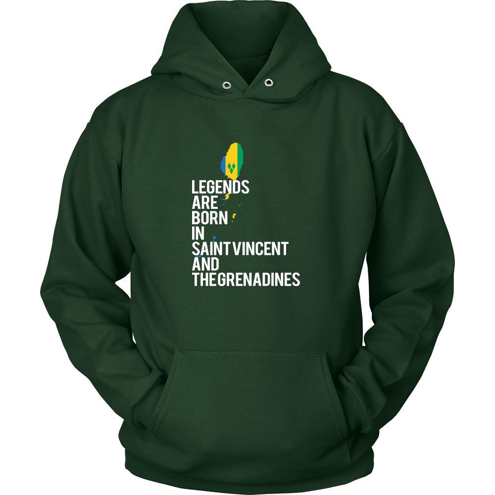 Saint Vincent and the Grenadines Shirt - Legends are born in Saint Vincent and the Grenadines - National Heritage Gift-T-shirt-Teelime | shirts-hoodies-mugs