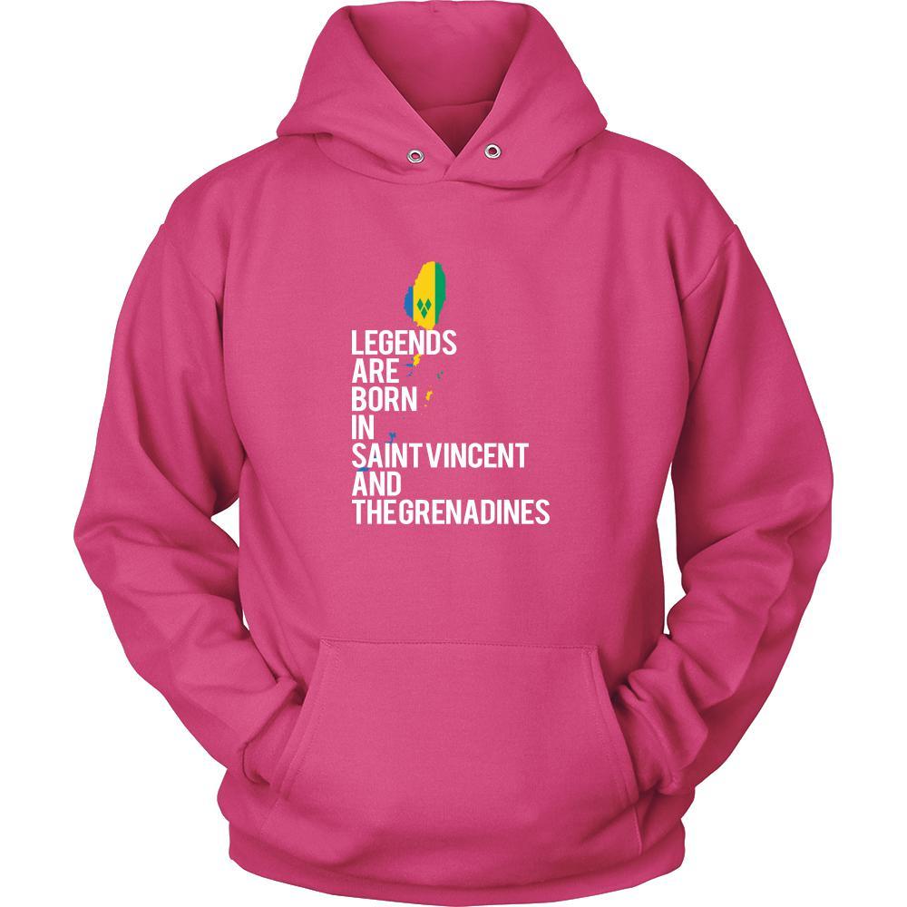 Saint Vincent and the Grenadines Shirt - Legends are born in Saint Vincent and the Grenadines - National Heritage Gift-T-shirt-Teelime | shirts-hoodies-mugs