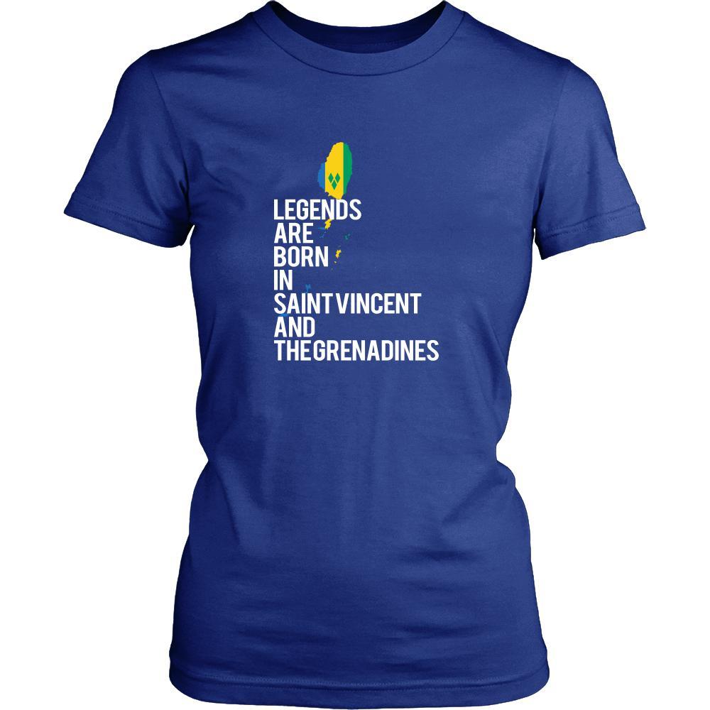 Saint Vincent and the Grenadines Shirt - Legends are born in Saint Vincent and the Grenadines - National Heritage Gift-T-shirt-Teelime | shirts-hoodies-mugs