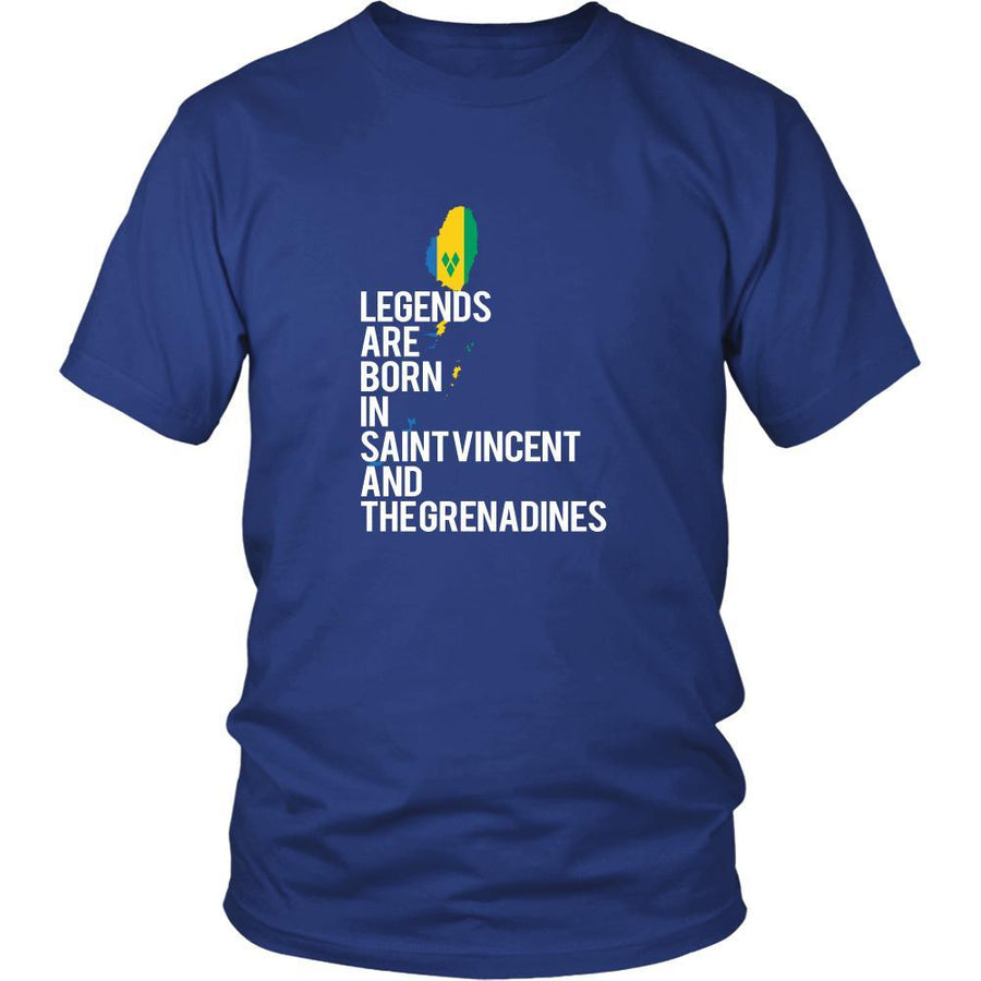 Saint Vincent and the Grenadines Shirt - Legends are born in Saint Vincent and the Grenadines - National Heritage Gift-T-shirt-Teelime | shirts-hoodies-mugs