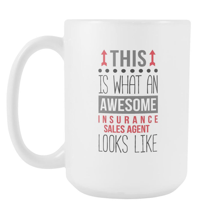 Sales Agent mug - Awesome Insurance Sales Agent-Drinkware-Teelime | shirts-hoodies-mugs