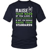 Sales Manager Shirt - Raise your hand if you love Sales Manager, if not raise your standards - Profession Gift-T-shirt-Teelime | shirts-hoodies-mugs