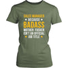 Sales Manager Shirt - Sales Manager because badass mother fucker isn't an official job title - Profession Gift-T-shirt-Teelime | shirts-hoodies-mugs