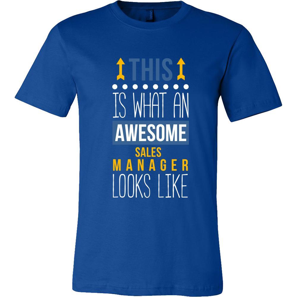Sales Manager Shirt - This is what an awesome Sales Manager looks like - Profession Gift-T-shirt-Teelime | shirts-hoodies-mugs