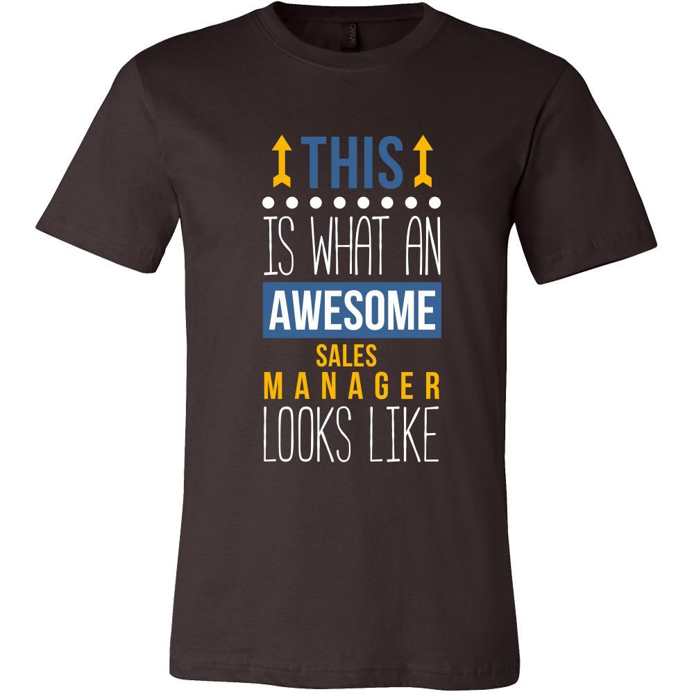 Sales Manager Shirt - This is what an awesome Sales Manager looks like - Profession Gift-T-shirt-Teelime | shirts-hoodies-mugs