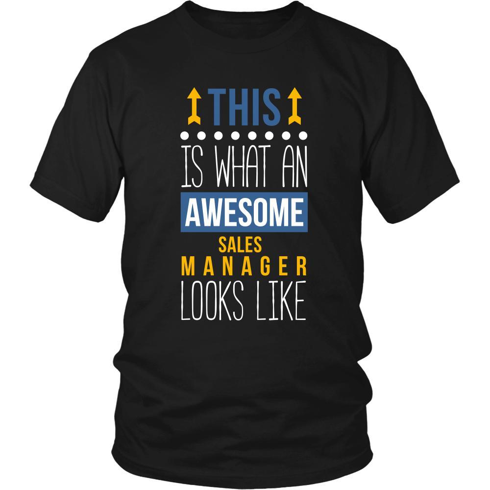 Sales Manager Shirt - This is what an awesome Sales Manager looks like - Profession Gift-T-shirt-Teelime | shirts-hoodies-mugs