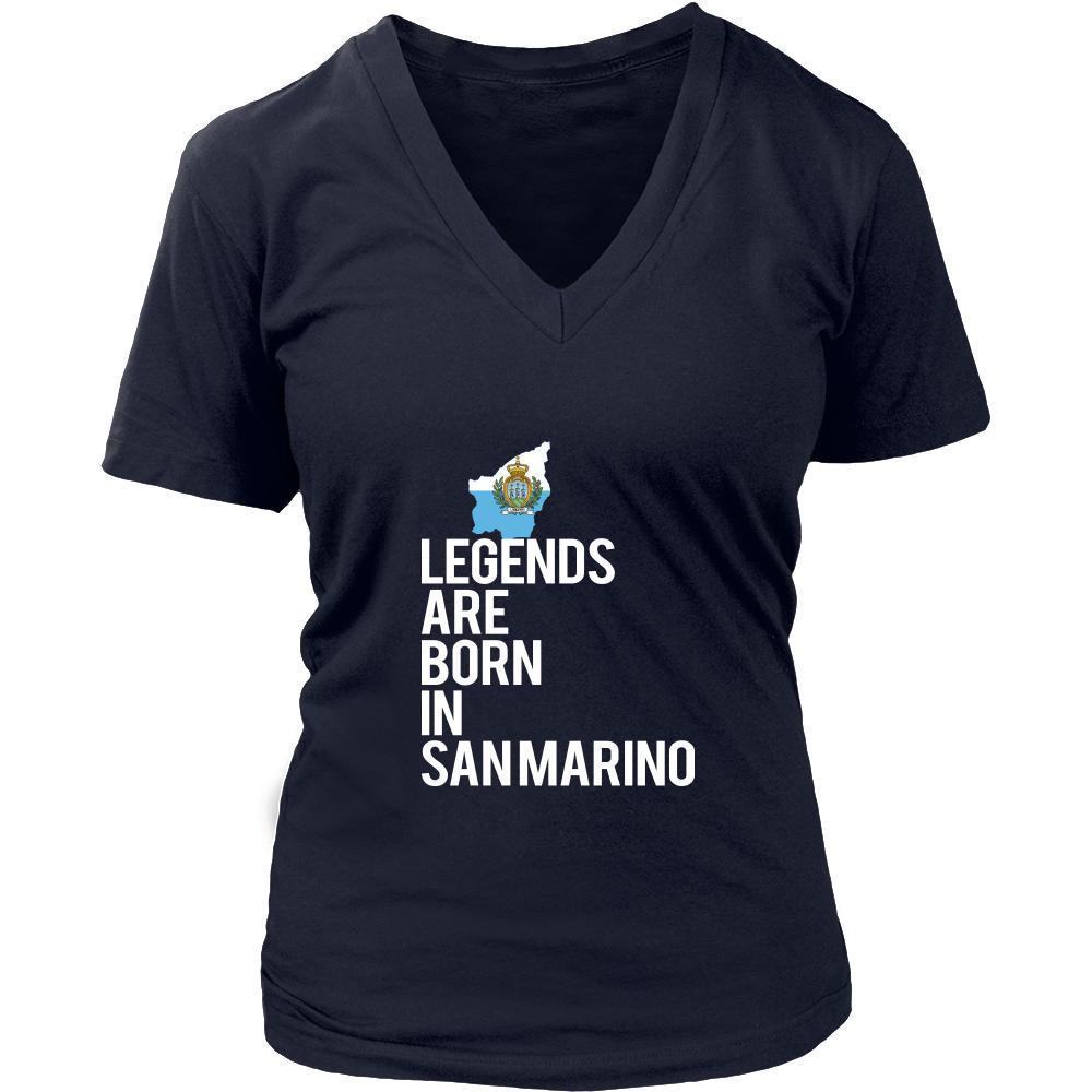 San Marino Shirt - Legends are born in San Marino - National Heritage Gift-T-shirt-Teelime | shirts-hoodies-mugs