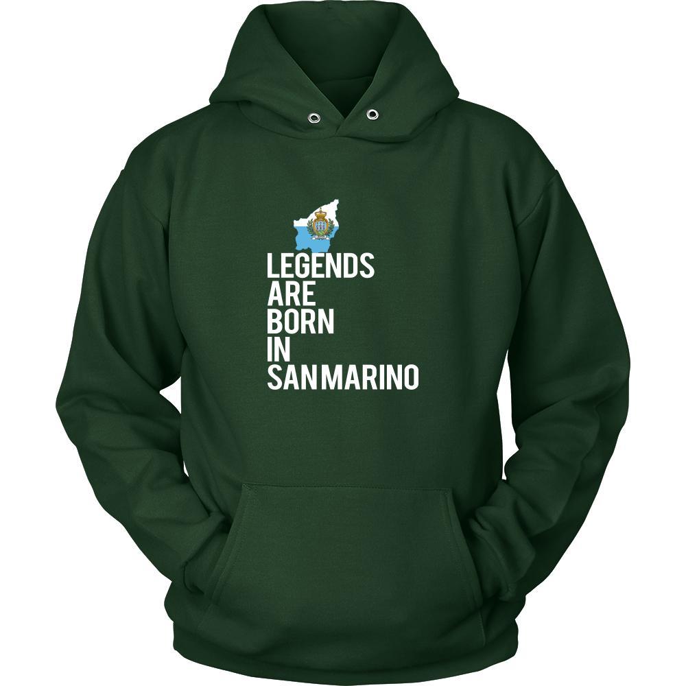 San Marino Shirt - Legends are born in San Marino - National Heritage Gift-T-shirt-Teelime | shirts-hoodies-mugs