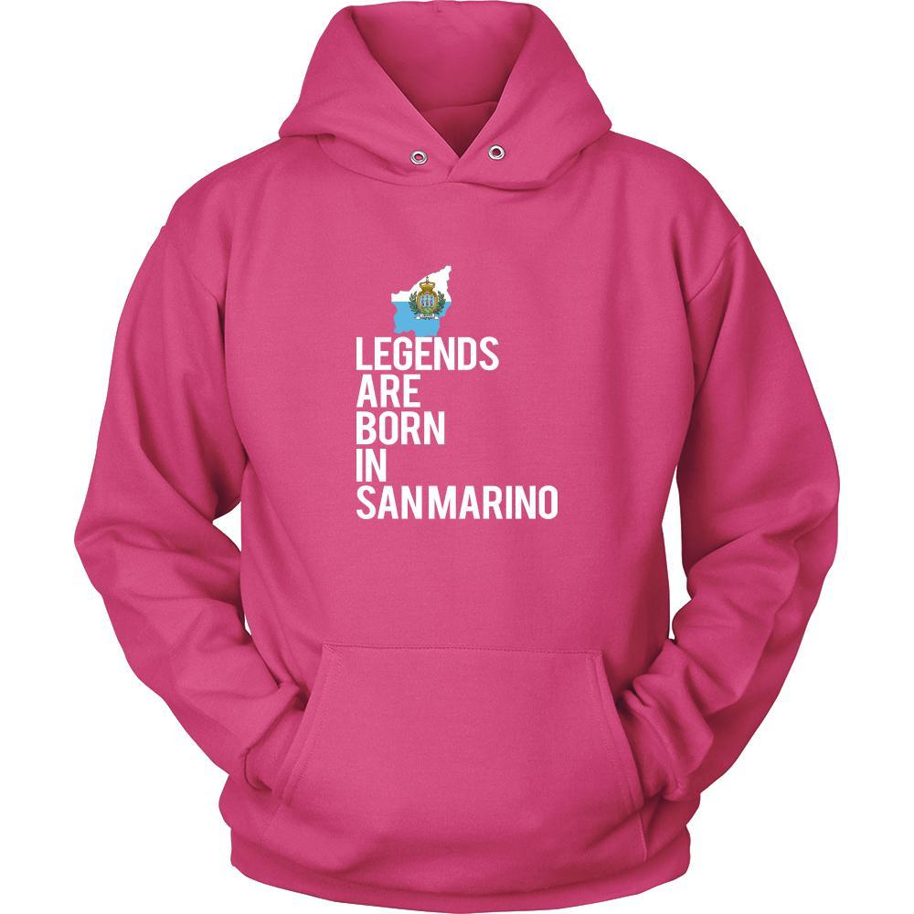 San Marino Shirt - Legends are born in San Marino - National Heritage Gift-T-shirt-Teelime | shirts-hoodies-mugs