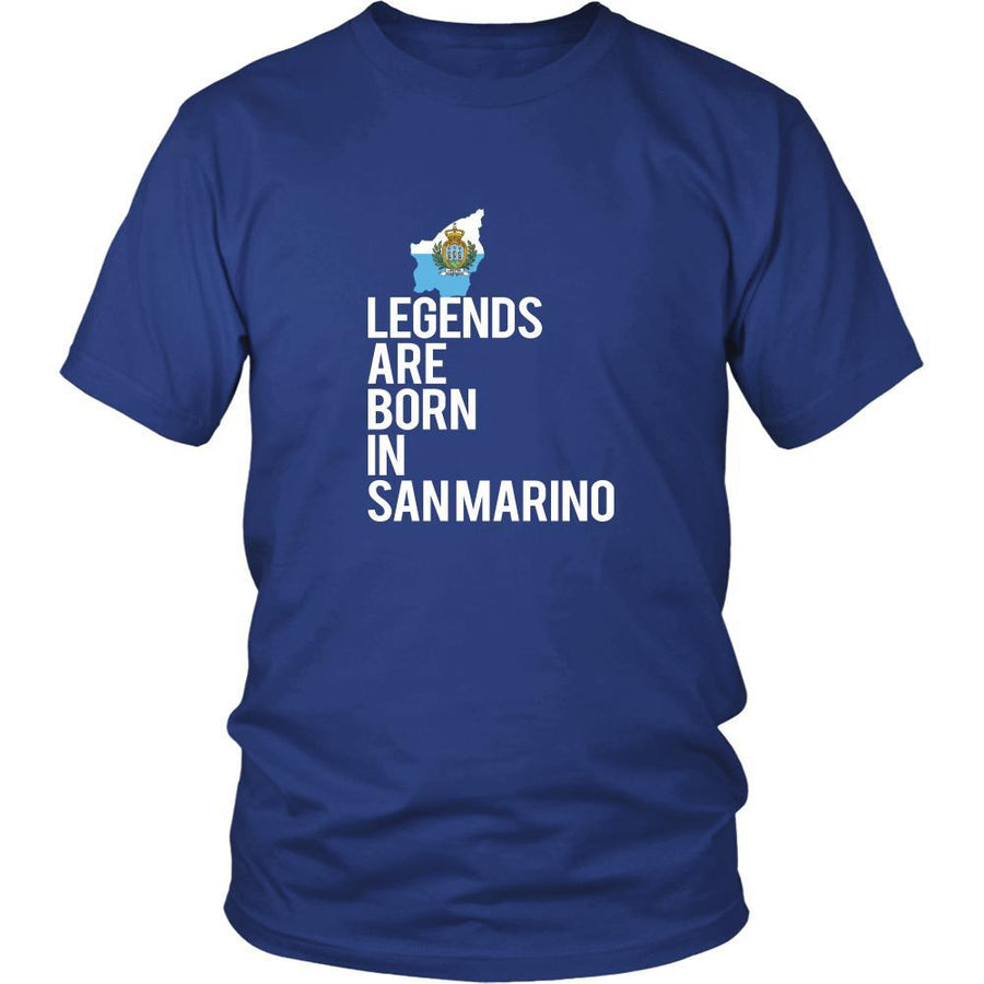 San Marino Shirt - Legends are born in San Marino - National Heritage Gift-T-shirt-Teelime | shirts-hoodies-mugs