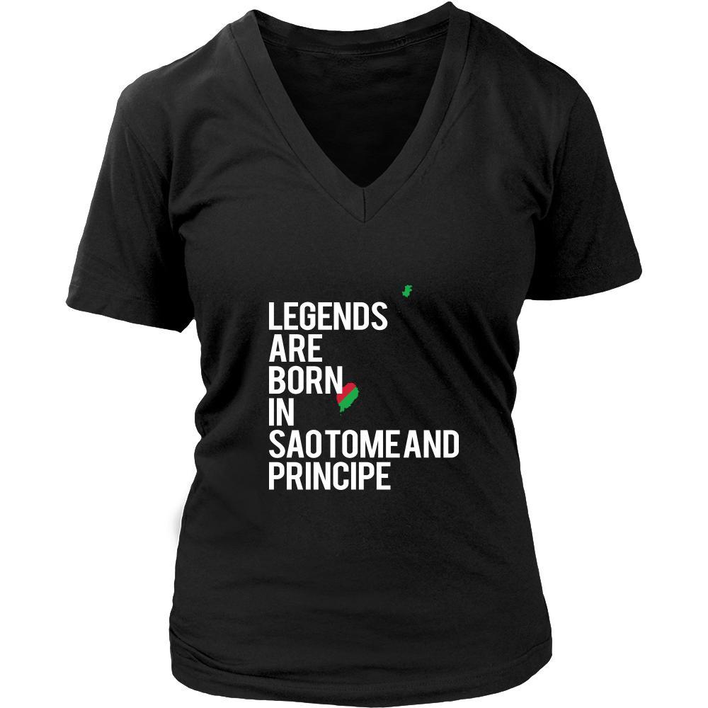 Sao Tome and Principe Shirt - Legends are born in Sao Tome and Principe - National Heritage Gift-T-shirt-Teelime | shirts-hoodies-mugs