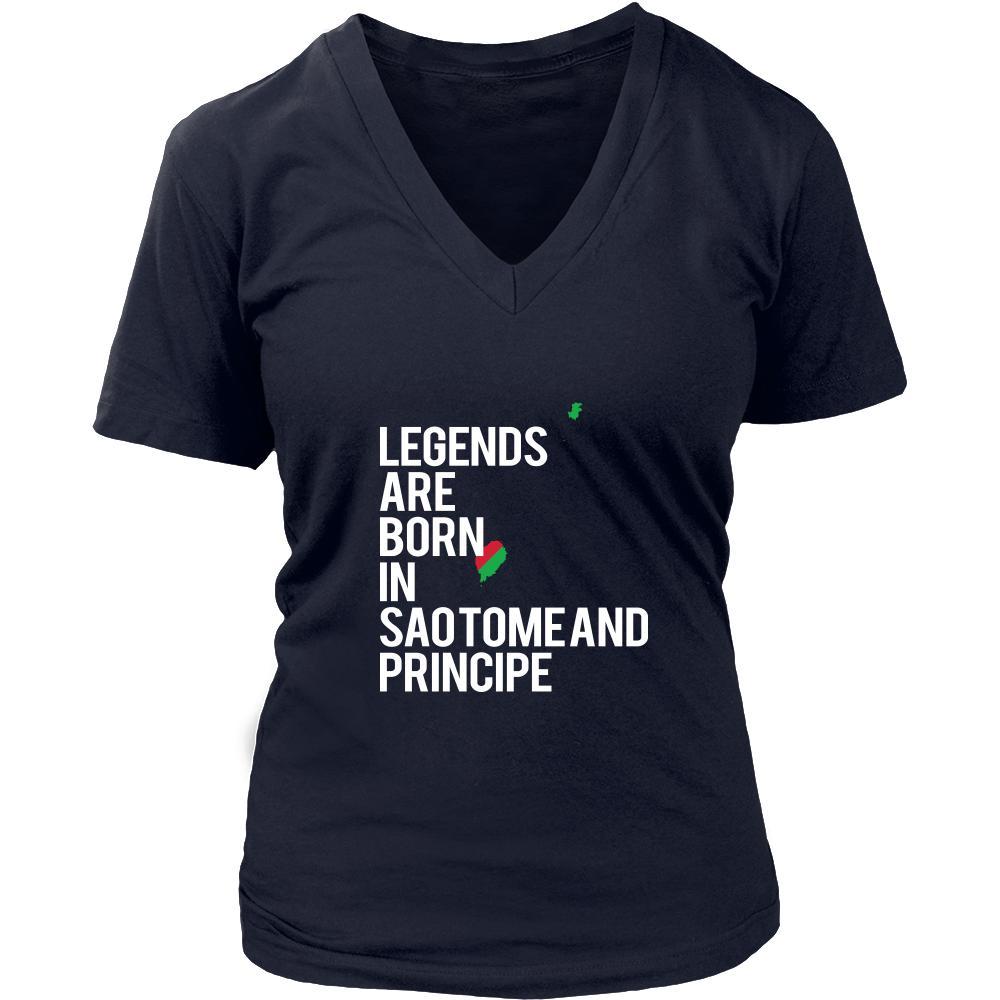 Sao Tome and Principe Shirt - Legends are born in Sao Tome and Principe - National Heritage Gift-T-shirt-Teelime | shirts-hoodies-mugs